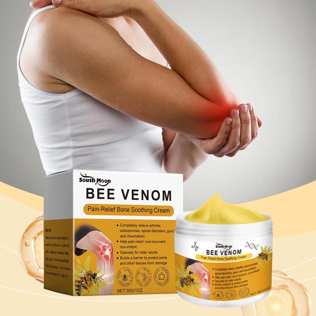 South Moon Bee Venom Joint Care Cream Daily Massage Gentle Moisturizing Comfort Herbal Body Cream