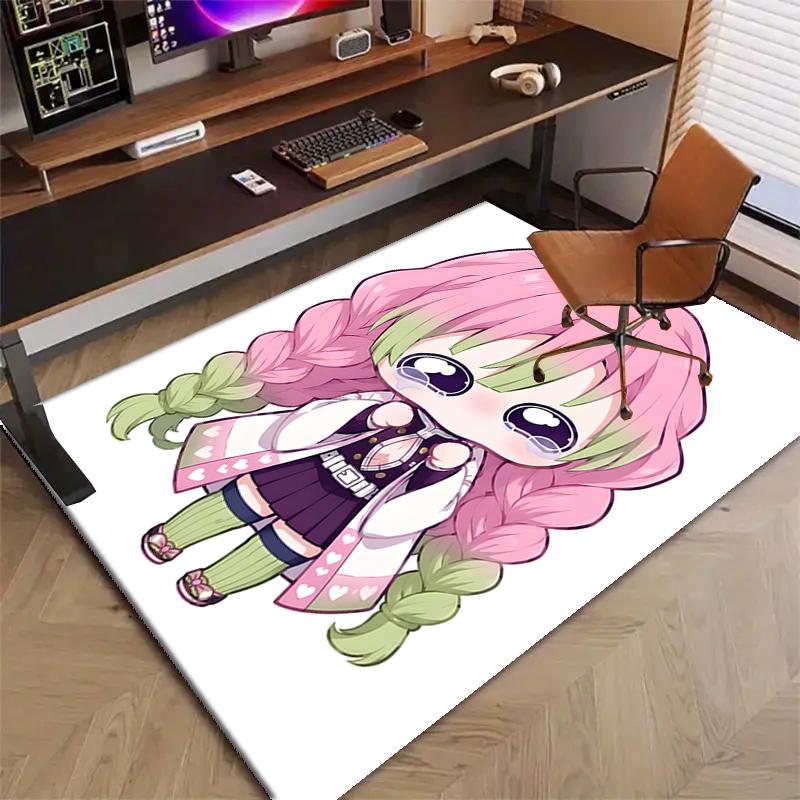 Mitsuri Kanroji1Printed Area Rug Carpet for Bedroom Living Room Home Decor Rugs Mat Non Slip Mat Rug for Bedside