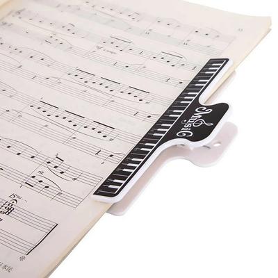 Universeller Klaviernoten-Clip-Buch-Papierhalter Noten-Fixierklammern für Gitarre Violine Performance Übungszubehör