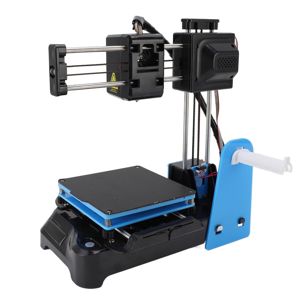 Frequency Division Multiplexing Small 3D Printer Fast Heating Portable Compact 3D Printing Machine for Education Black