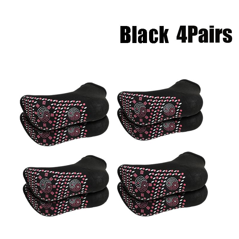 1/5pairs Tourmaline Self-Heating Socks Winter Warm Thermal Health Care Socks Slimming Health Short Sock Magnetic Therapy Sock