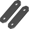 Kaedear Motorcycle Universal Stainless 2mm Universal Custom Brackets X 2 X 20 X Brackets, Steel, Thick, Fit, 2-Pack, (KDR-YX-S6-2M6) (M6 Holes/60