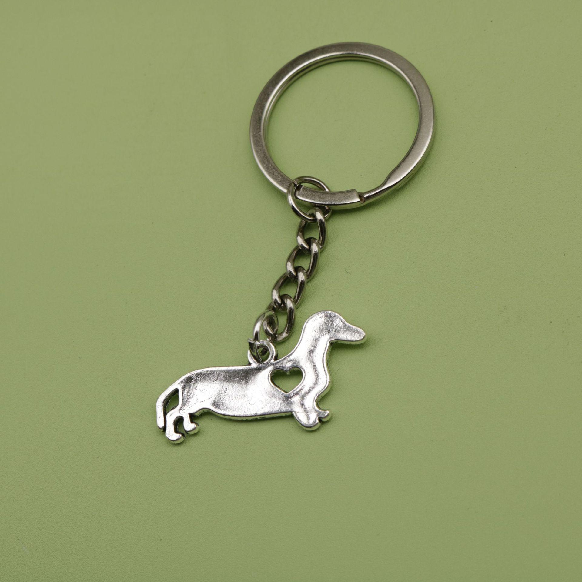 Simple Heart Dog Keychain Pendant - Hot Selling Jewelry
