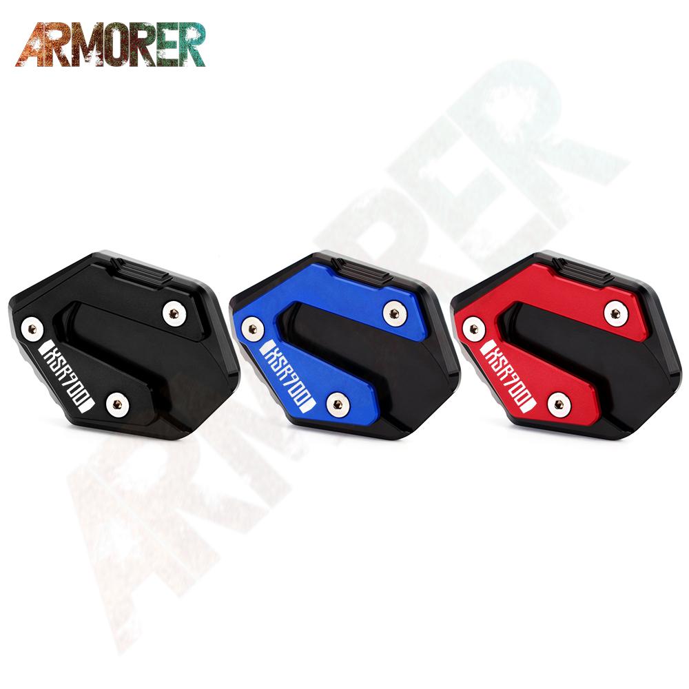 For YAMAHA XSR900 XSR 900 CNC Kickstand Enlarge Plate Side Stand Extension Pad Motorcycle Accessories 2016 2017