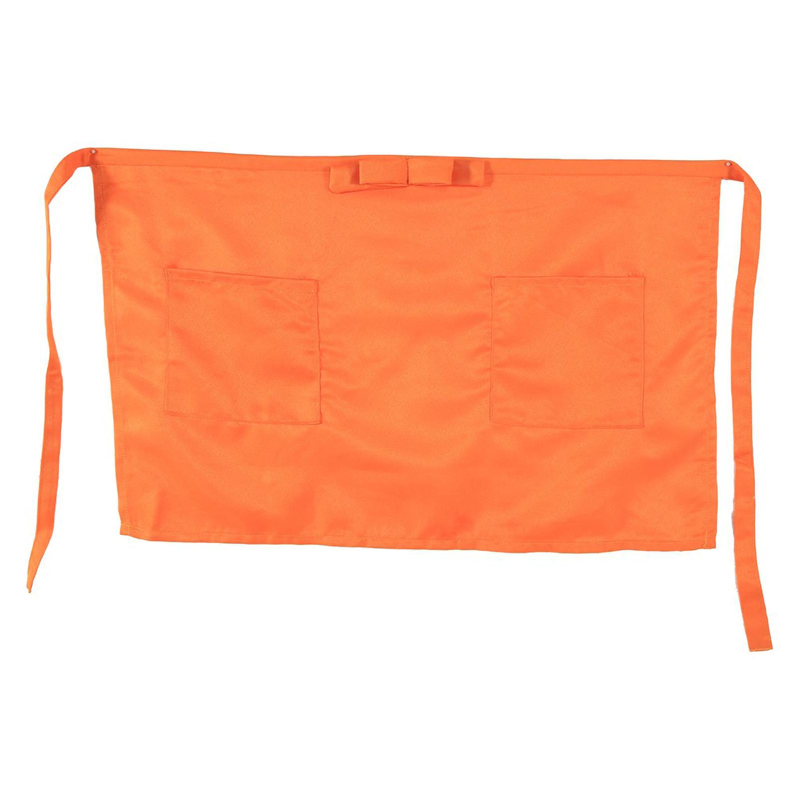 

1 шт. короткий фартук половинной длины для женщин/мужчин с бантом для приготовления пищи с использованием кофе жёлтый