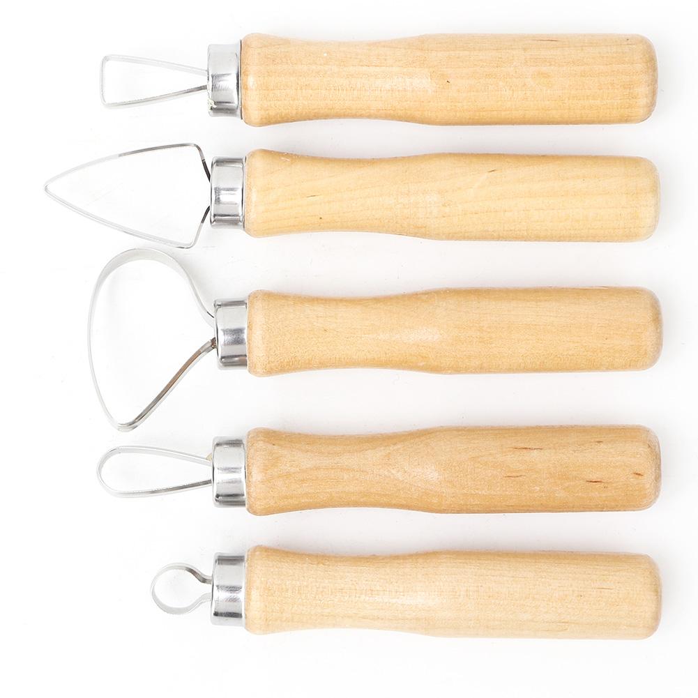 10pcs Clay Pottery Sculpture Wax Soap Modelling Carving Tools Set