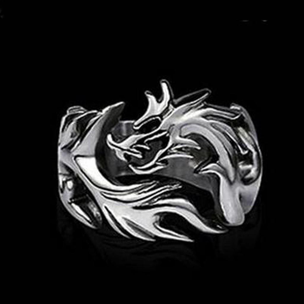 Retro Men's Domineering Korean Style Punk Single Trendy Ring