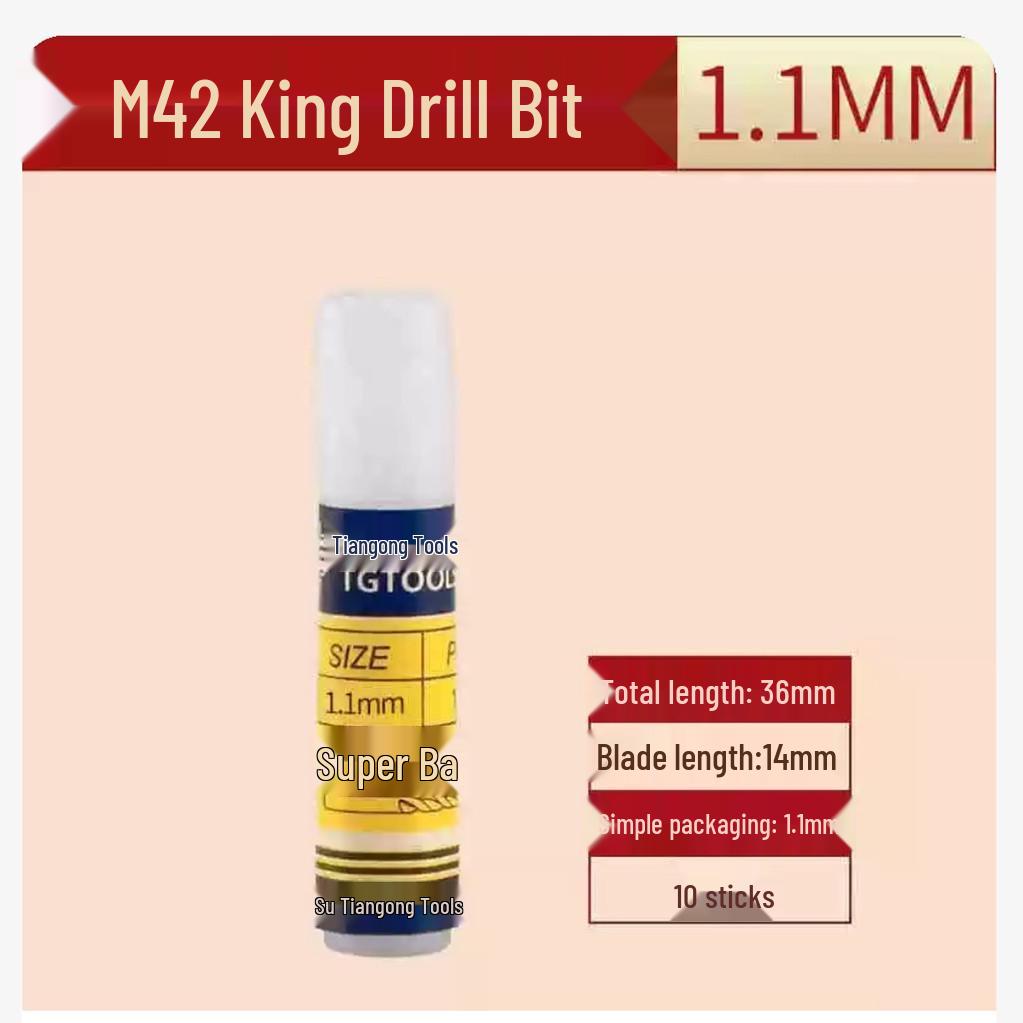 Tiangong M42 Overlord 8% Cobalt High-Speed Steel Twist Drill Bit for Stainless Steel