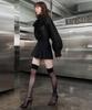 UNTAGE Wool Inverted Box Pleated Shorts (Black)_Uth-Sp11