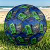Minecraft Print Size 5 Soccer Ball, PU Wear Resistant Football for Match Training and Daily Practice, Birthday Gift for Soccer Fans