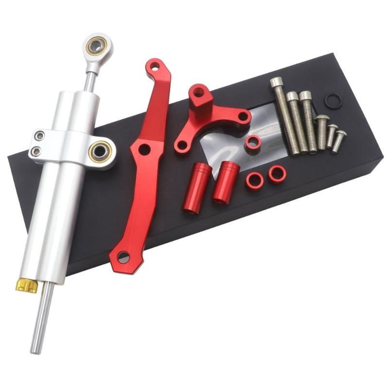 High Strength Motorcycle Steering Damper Bracket Adjustable Damping Motorcycles Stabilizer Mount for Motorbike Z800