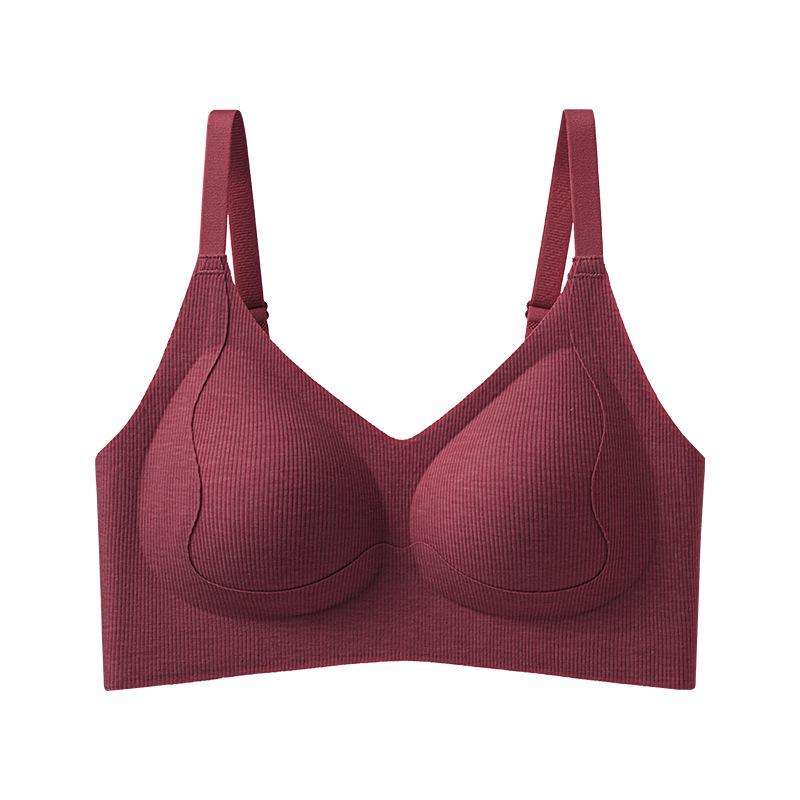 Women's Seamless Push-Up Bra, Soft Support, Anti-Sag, Non-Wired, Comfortable Uplift for Small Busts.