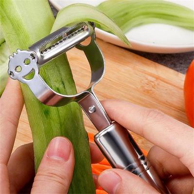 High Quality Stainless Steel Multifunctional Vegetable And Fruit Peeler Cucumber Potato Tomato Grater Kitchen Creative Gadget