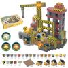 2.0cm DIY Magnetic Building Blocks with Lights - Magnetic Cubes Military Engineering Farm Set