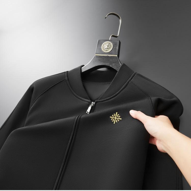 European-Style Men's Baseball Collar Jacket - Autumn/Winter 2026 Versatile Business Casual Pilot Jacket