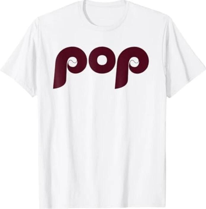 Pop Grandpa Poppop Pop Phillys Dad Gifts Tees T-Shirt S