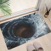 Floor Mat 3D Optical Illusion Realistic Hole Effect Door Mat Interactive Pet Toy Mat Living Room Entryway Decoration