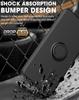 Coque de téléphone avec support anneau magnétique pour Xiaomi Redmi Note 11S 10 Pro Max Mi 11 Lite 12 12X Housse arrière en silicone liquide TPU Fundas