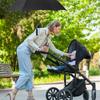 Bicycle Stroller Chair Umbrella Bar Holder Mount Stand Wheelchair Umbrella Connector rotation Bracket Rain Gear Tool Outdoor