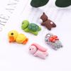 Bear Rabbit Center Console Car Ornaments Sleeping Animals Figure Interior Ornaments Car Decoration