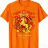 Chinese New Year 2026 Year of The Horse Lunar New Year 2026 TShirt Crewneck Leisure streetwear Allmatch Regular short sleeve