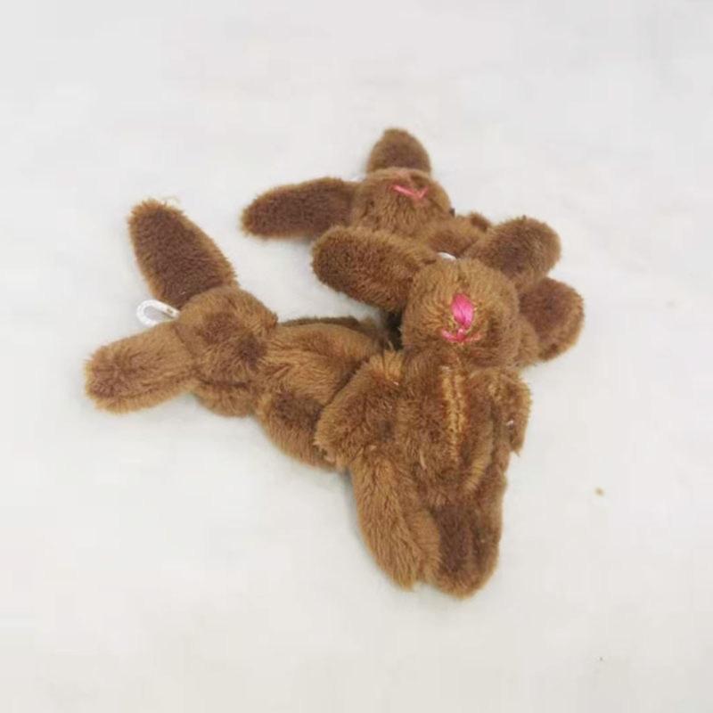 5Pcs Mini Soft Plush Bunny Joint Rabbit Doll Decoration for House Plush Mini Toy Stuffed Bunny Doll Bunny Figure Toy