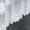 Bożena - Ready-Made Jacquard Curtain With A Cut At The Bottom - 300X160 Cm - White