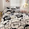 Four-piece Cartoon Single-piece Bedding Dormitory Bed Sheet Quilt Cover Ins Quilt Cover Three-piece Set Spring