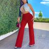 2024 Trendy Casual Flared Trousers: Versatile, Fashionable Wide-Leg Pants for a Chic Commute