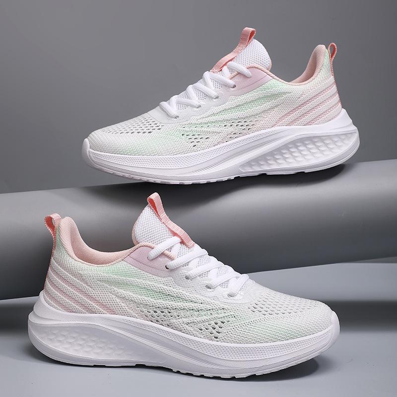 

Весна 2025 года, новые женские кроссовки из сетчатой ткани, легкие и универсальные кроссовки для бега у студентов, мягкая подошва, удобные 35