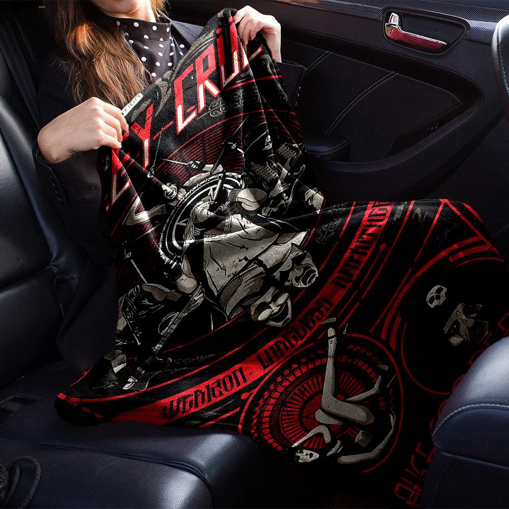 1pc dragon guitarThemed Blanket Soft Flannel All Season Cozy Throw with Bold Graphic Print, Travel, or Holiday Gift for Family & Friends