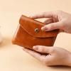 Zipper Short Wallet Hasp Mini Purse Bag Fashion Leather Small Coin Pouch  Outdoor