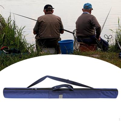 Canvas Fishing Rod Bag Carrier Travel Protector Practical Lightweight Accessory Two Way Zippers