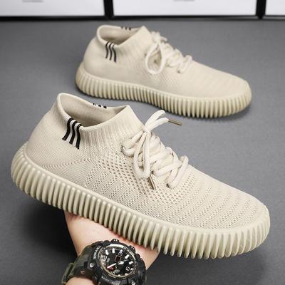 Modne męskie trampki Wiosna Nowe Oddychające i Dezodorujące Męskie Buty Codzienne Koreańskie Męskie Sneakersy