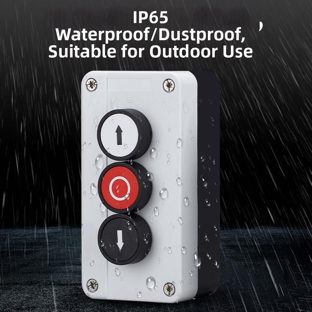 22mm Push Button Switch Power Control Box with IP65 Rating for Water and Dust Protection In Industrial Settings