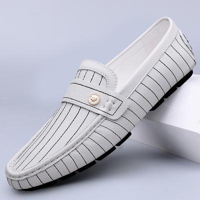 Marka Wysokiej Jakości Męskie Buty Codzienne Luksusowe Skórzane Płaskie Buty Ślubne Projektanta Męskie Mokasyny Męskie Wsuwane Miękka Podeszwa Mokasyny
