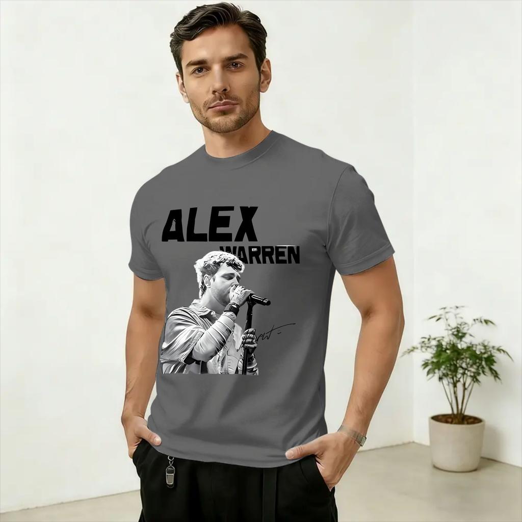 Alex Warren Finding Friday On the Road Tour 2026 Cotton T Shirt For Unisexs Summer Y2K Retro TShirts Crew Neck Tee Shirt Oversize