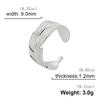 Cazador Ear of Wheat Leaves Open Rings for Women Stainless Steel Rings Jewelry Anniversary Birthday Wedding Gifts 2026 Trend
