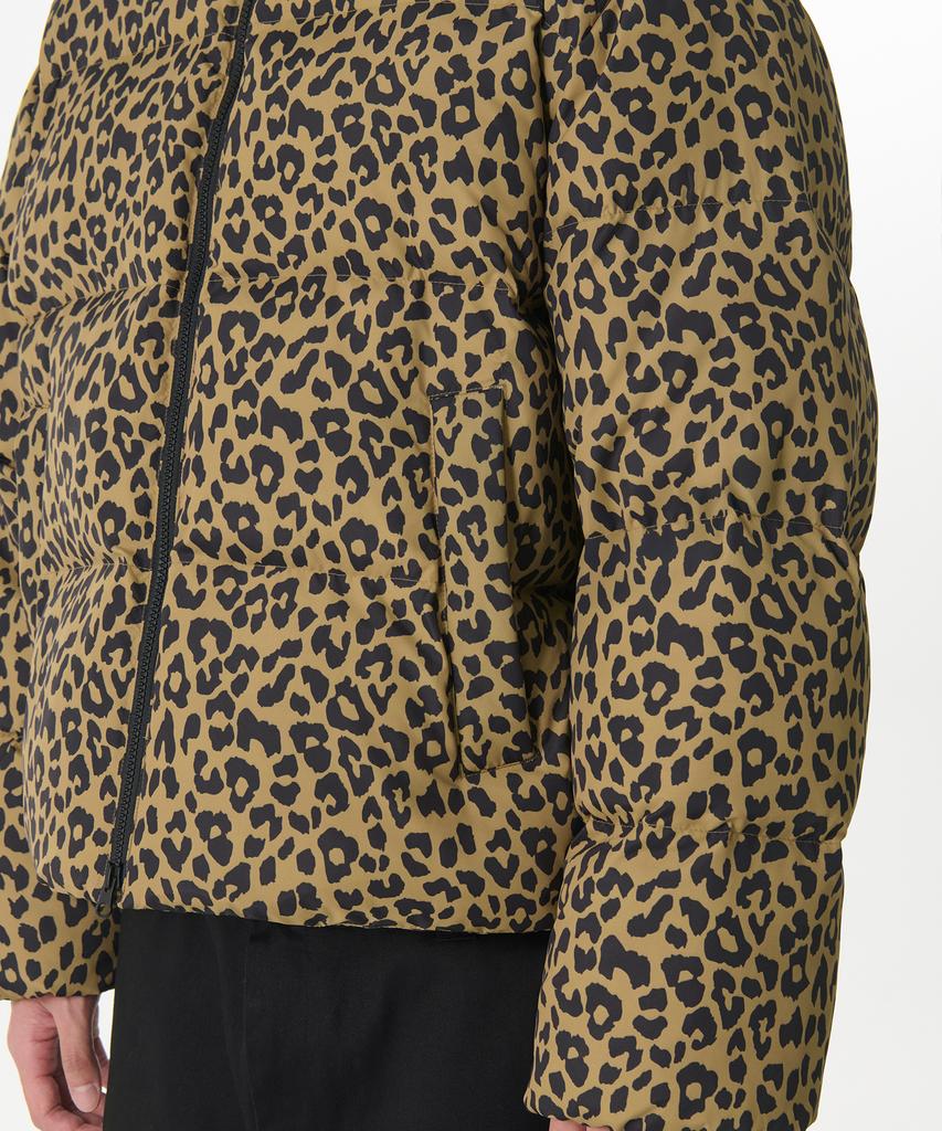 Musinsa Standard [Noh Hong-Chul Collaboration] Lucky Guy Leopard Short Padded Jacket [Beige]