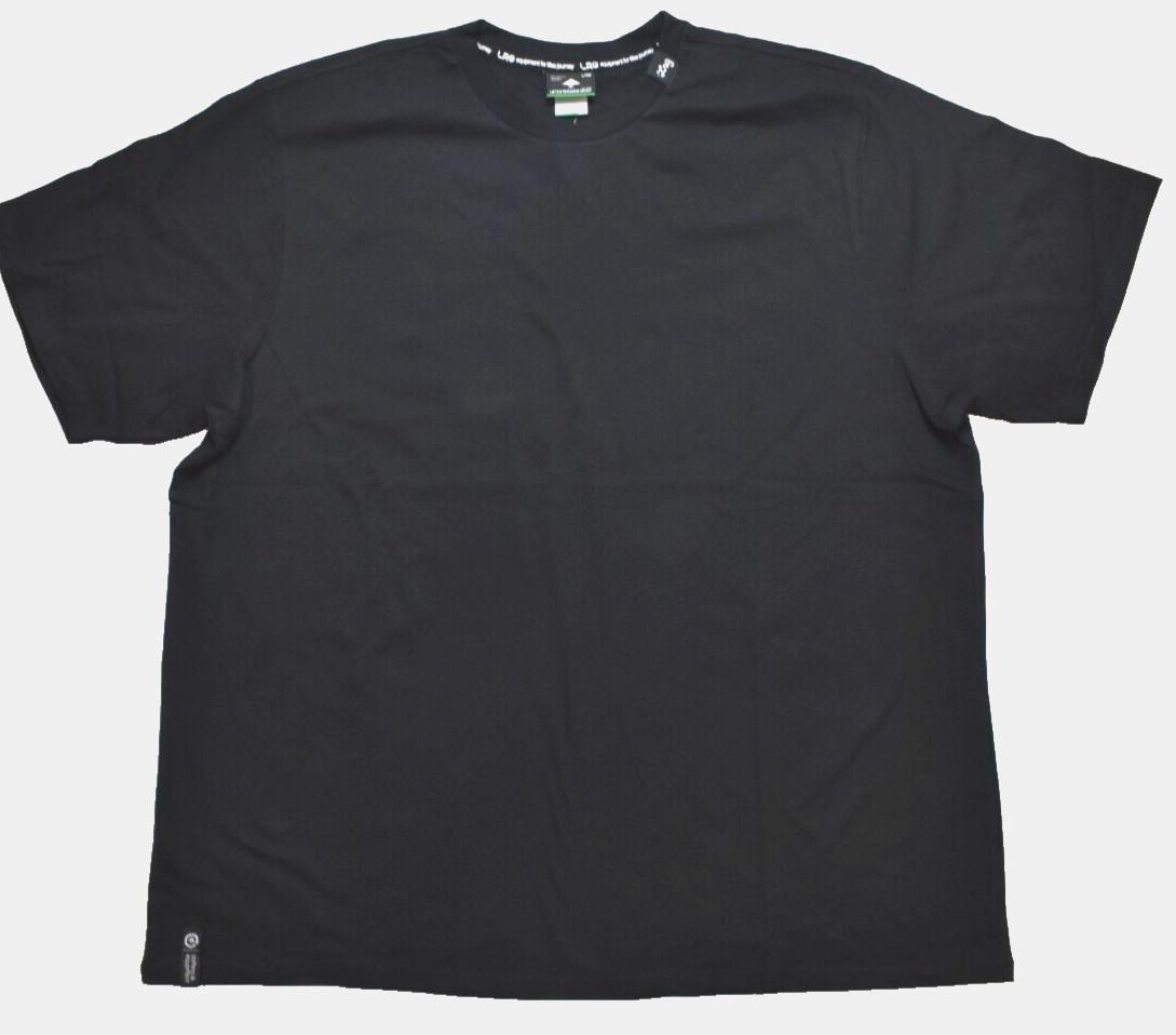 Lifted Research Group Mens LRG Rooting Deeply Black Knit Tee Shirt NWT 3XL L