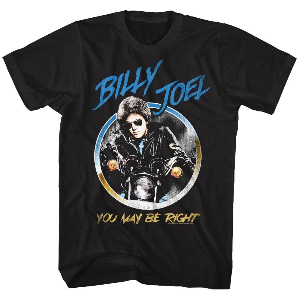 Billy Joel You May Be Right Circle Photo Men T Shirt Rock Music Tour Merch XL