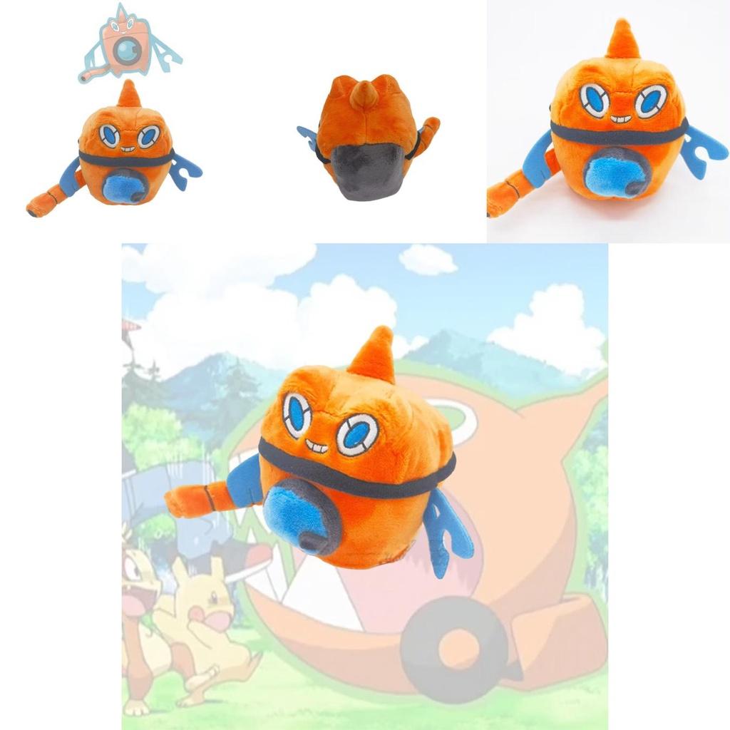 Lotom Pokemon Fit Plush Toy Cut And Clean Forms 10cm*12cm Soft Short Plush