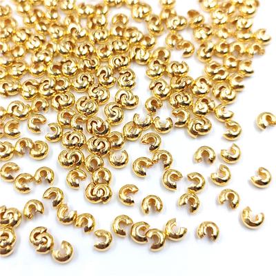 Home Party Supplies Bag Clasp Crescent Clasp Loose Bead Accessories Half Moon Handmade 3/4/5mm Gold Sliver End Clasp Handmade DIY DIY Material