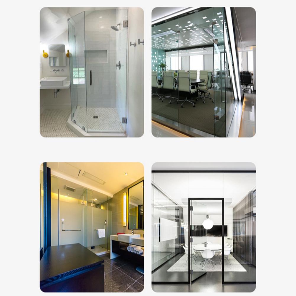 Festklemmen für feste Paneele U-Klemme Für gehärtetes Glas Glaspaneel Dekoration Dicke 4mm U-Klemme Elegantes Design Schnelle Installation