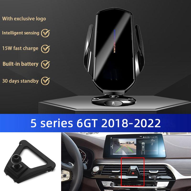 Car Mobile Phone Holder For BMW 1 2 3 5 7 Series X1 X2 X3 X4 X5 X6 X7 5GT 3GT I3 I4 MINI Wireless Charger Fast Charging Bracket
