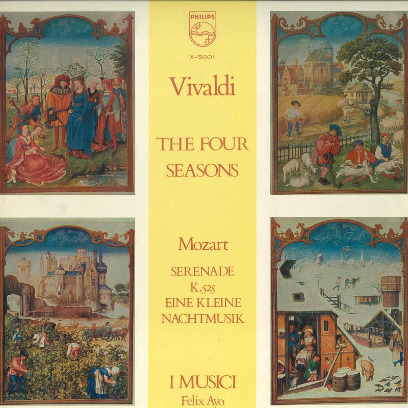LP Record FELIIX AYO, I MUSICI - Antonio Vivaldi Four Seasons / Wolf X5601 Philips 1974 Japan Classical Used