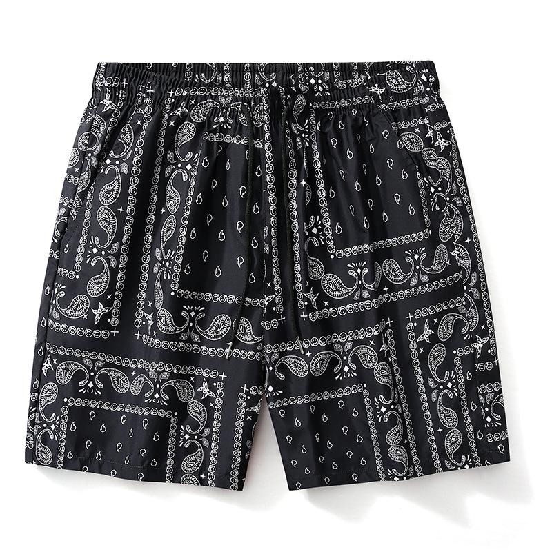Vintage Graphic Beach Shorts for Men Summer Fashion 3D Printed Swim Trunks Loose Casual Thin Y2k Streetwear Hawaiian Short Pants