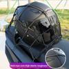 6 Hooks Luggage Net Protective Gears Universal Motorcycle Helmet Mesh Reflective Sundries Net Bag Cord Strap Elastic Mesh Pocke