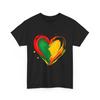 African HearT T Shirt Black History Month American Cute