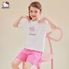 Girls' Summer My Melody Short-Sleeved Shorts Two-Piece Set 2025 New Style Trendy Color-Blocking Outfit for Older Children